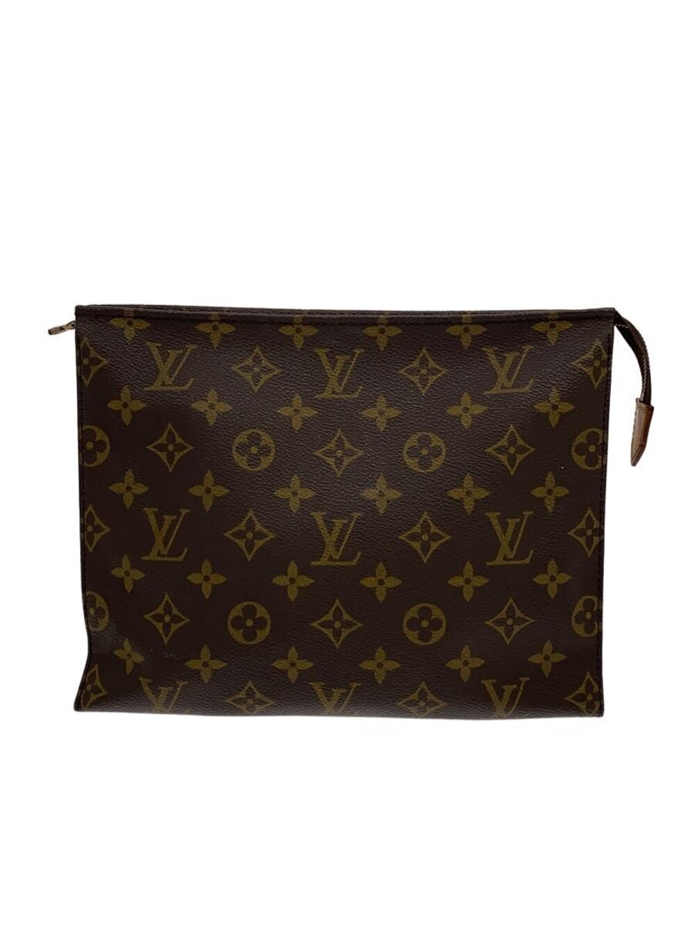 LOUIS VUITTON Pochette Toilette Canvas Brown